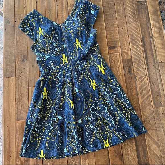 Plenty by Tracy Reece Paisley Tapestry Dress Women’s Size 10 - Picture 5 of 10